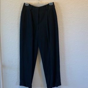DKNY high waisted pin stripe trousers